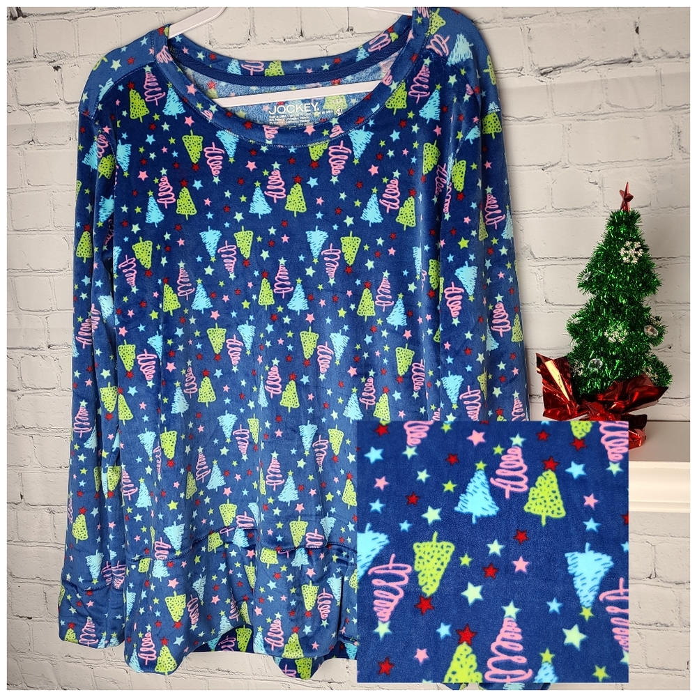 Holiday Soft Velour Lounge Top by JOCKEY